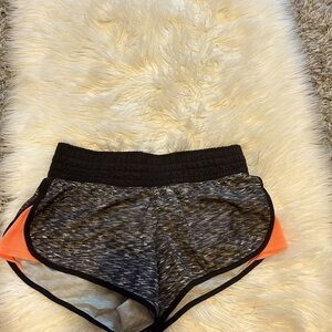 Gray & Orange Athletic Shorts